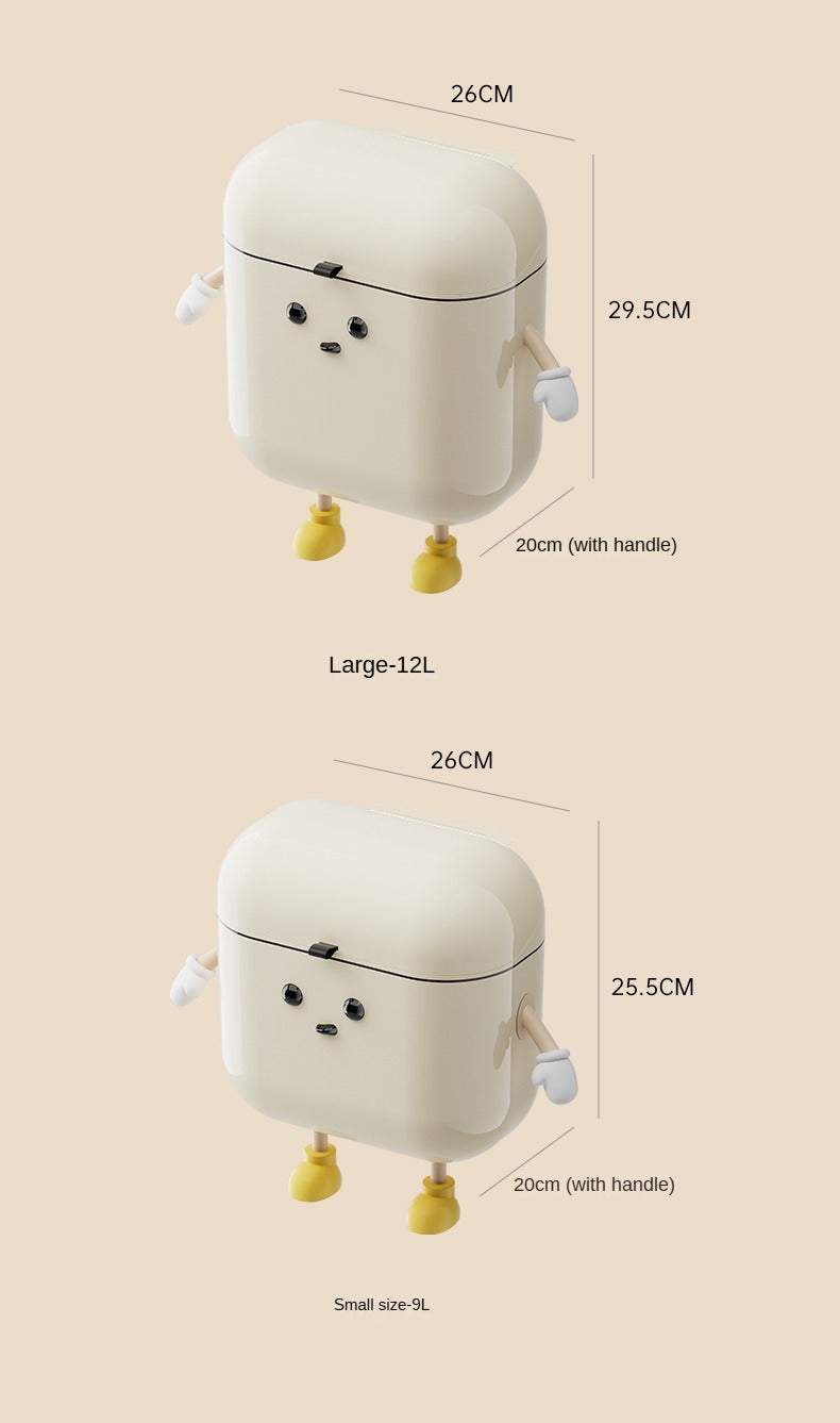 wall mounted trash can