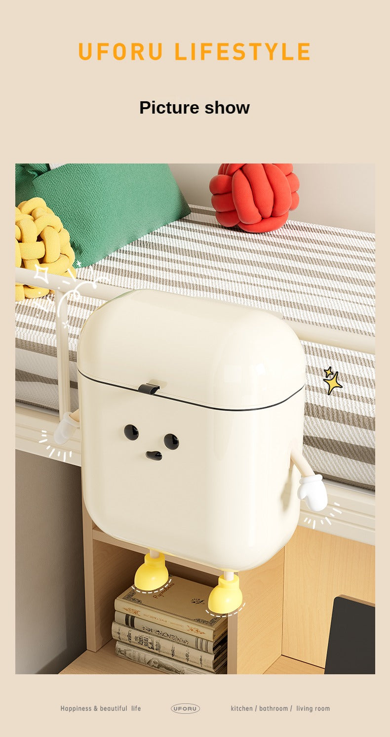 wall mounted trash can
