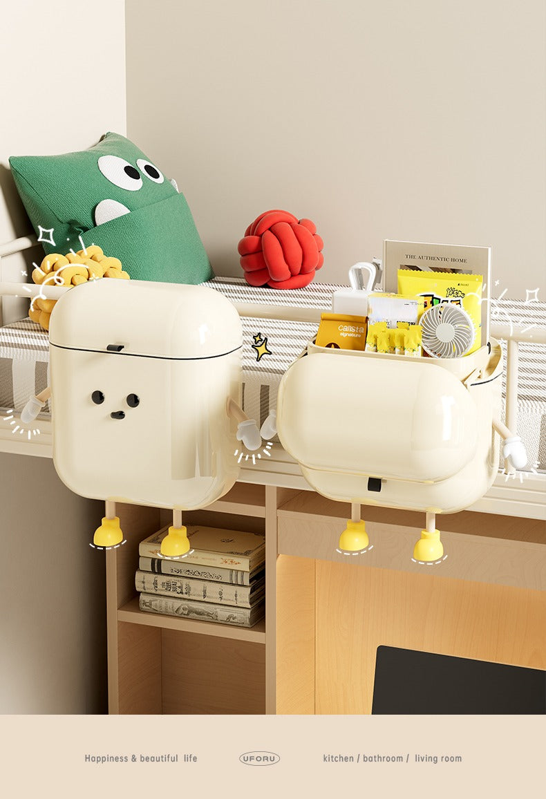 wall mounted trash can