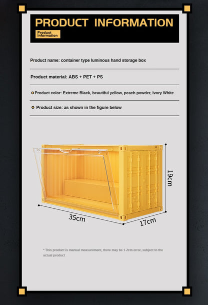 Container type toy storage