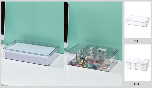 Transparent storage box