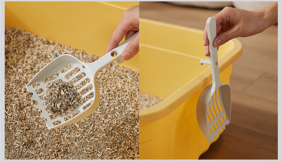 Cat litter shovel