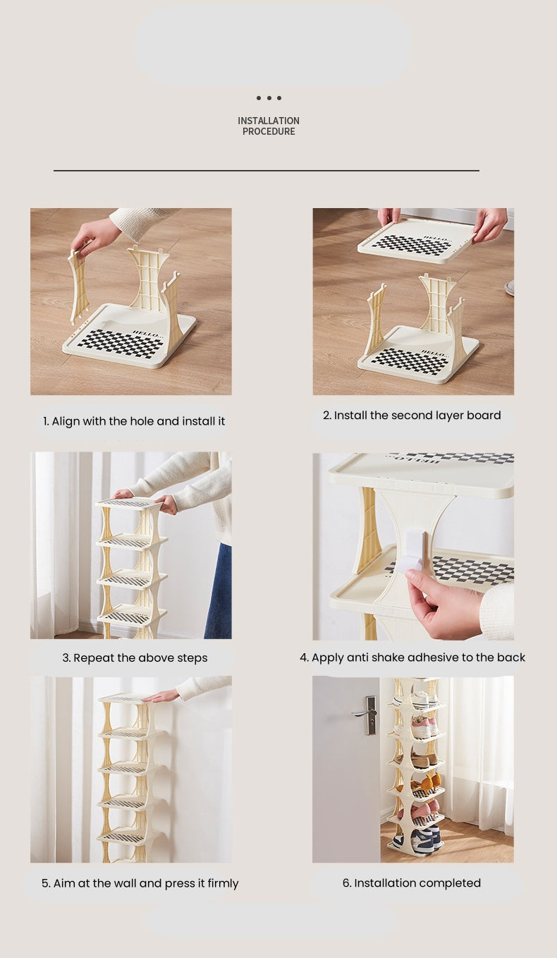 folding shoe rack