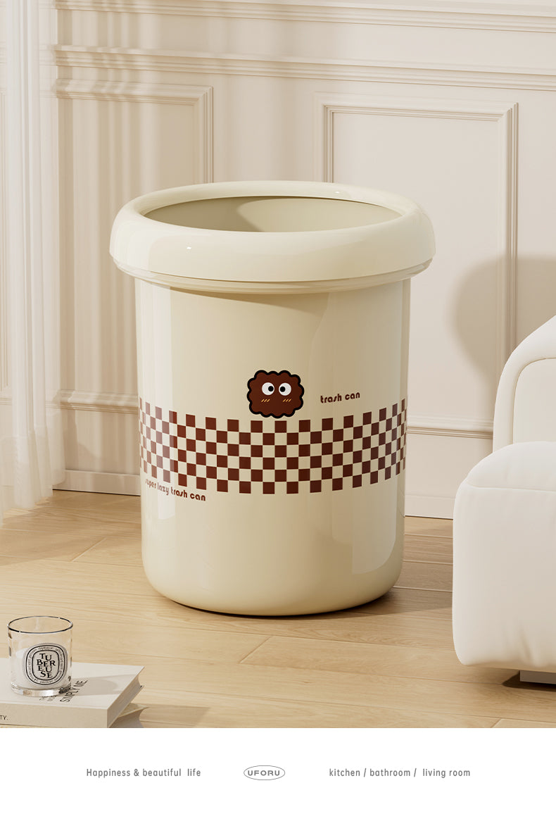 Cartoon trash can