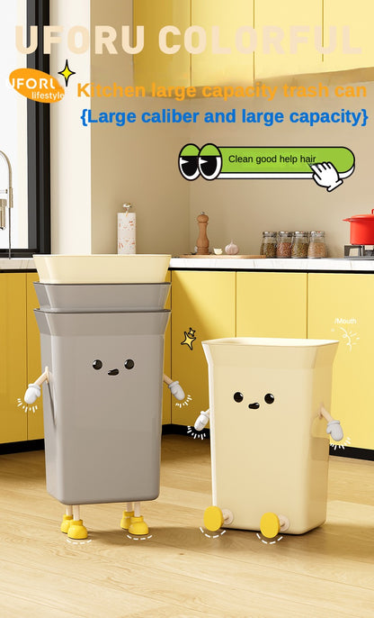 Kitchen vertical trash can