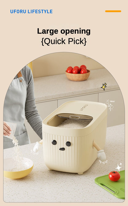 Moisture-proof rice bucket