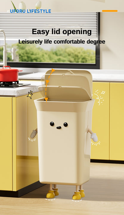 Kitchen vertical trash can