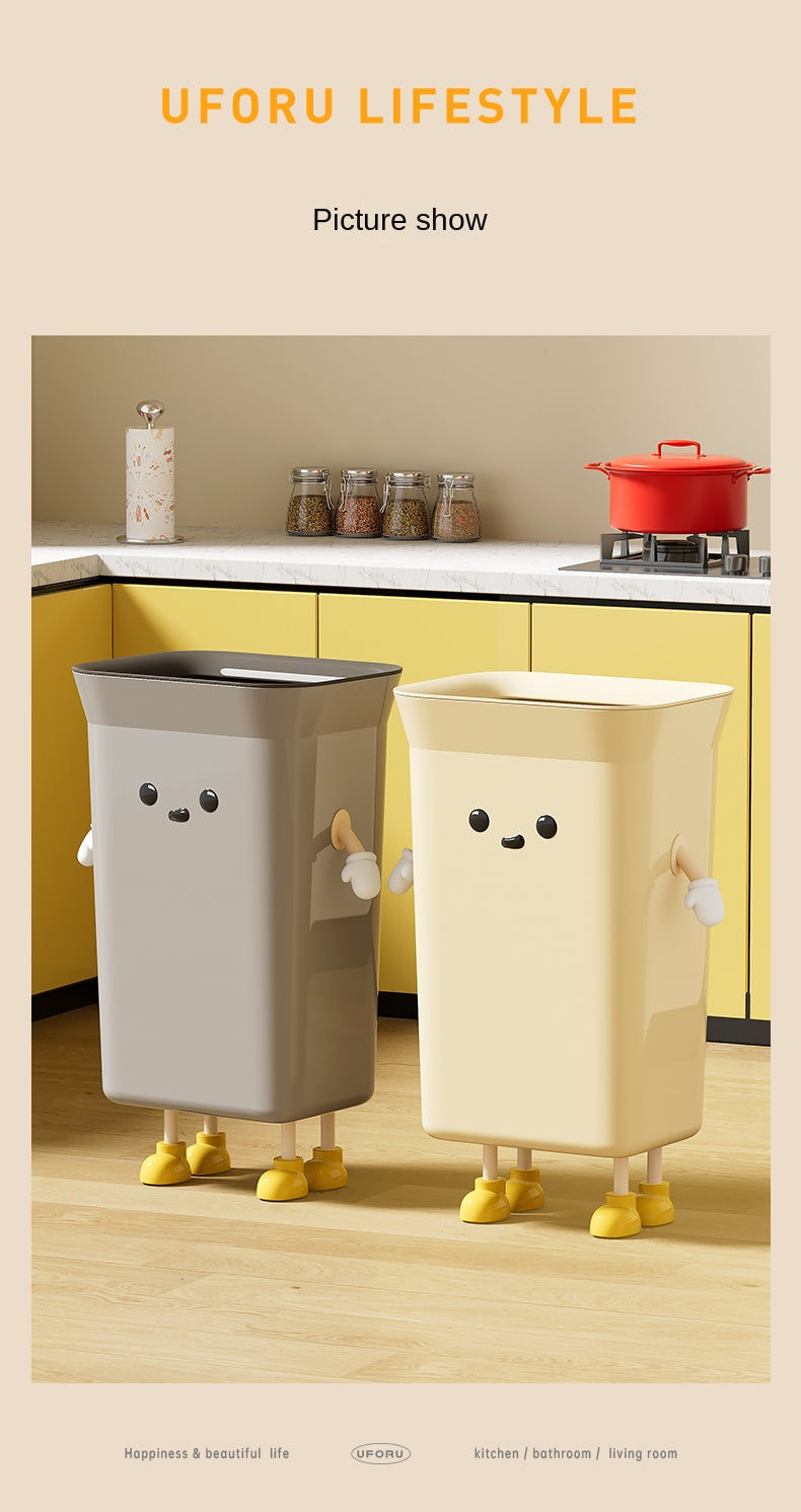 Kitchen vertical trash can