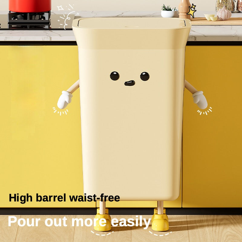 Kitchen vertical trash can