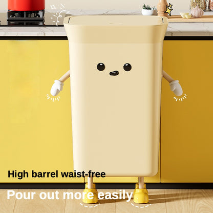 Kitchen vertical trash can