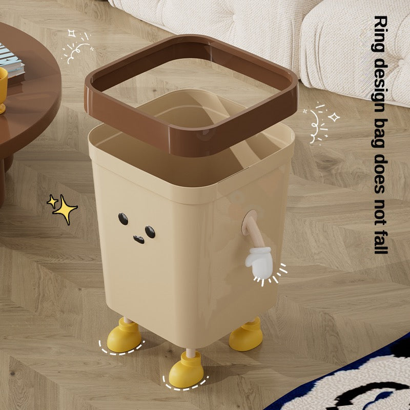 Square trash can