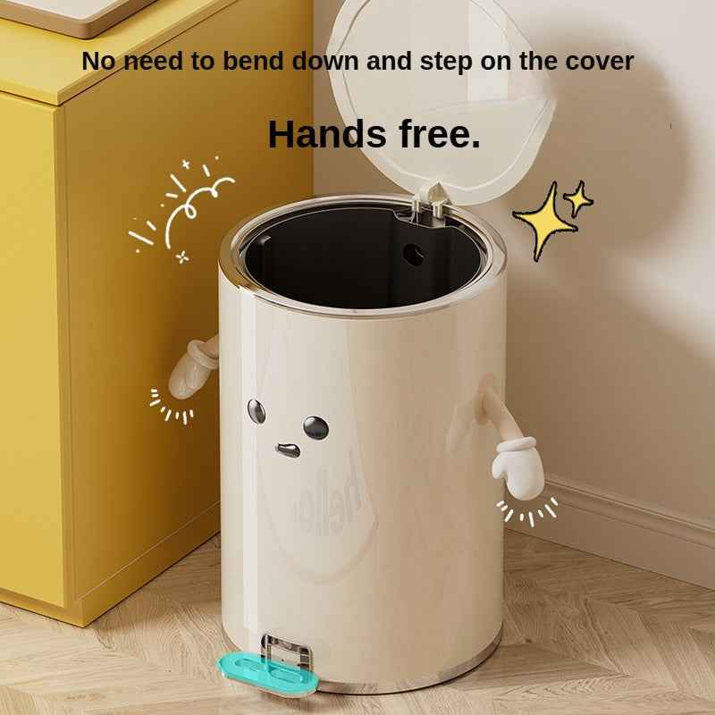 Pedal trash can