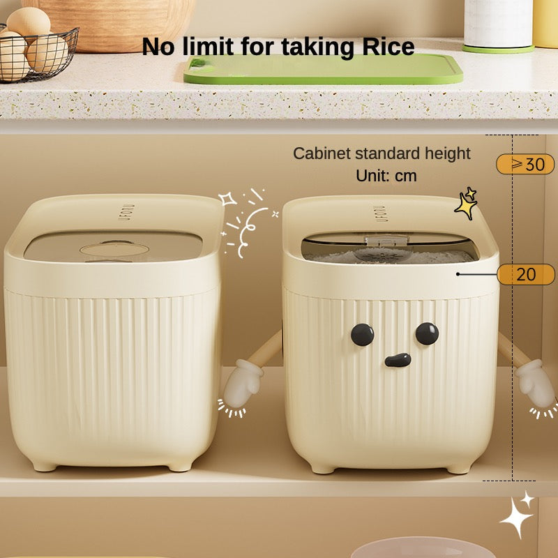 Moisture-proof rice bucket