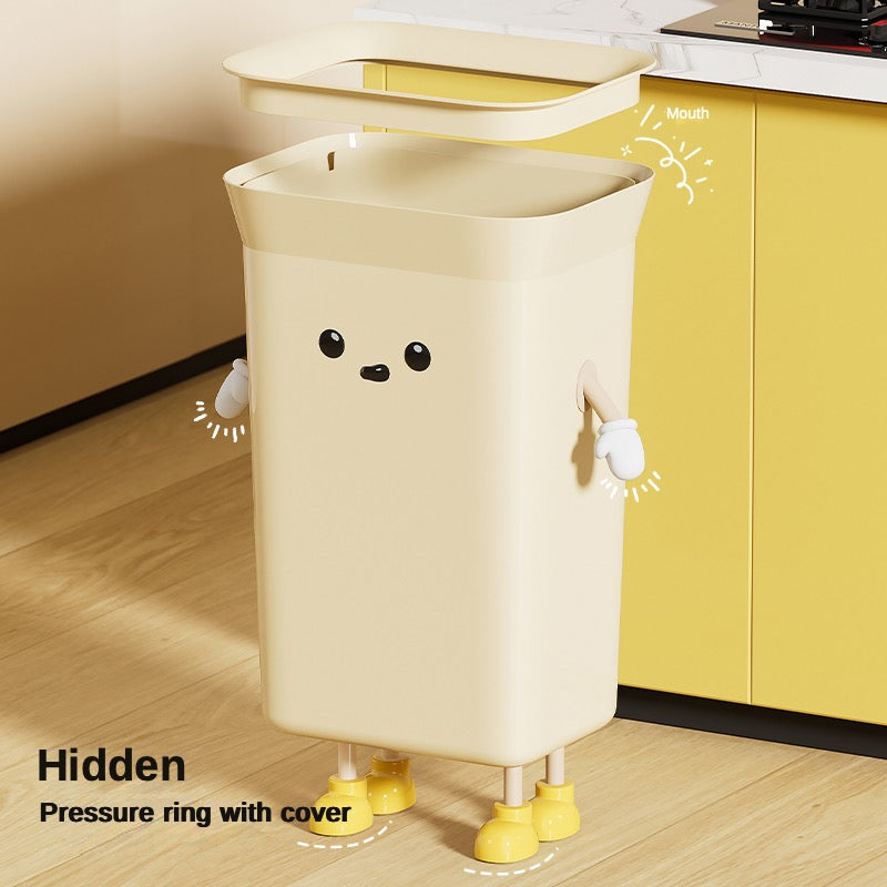 Kitchen vertical trash can