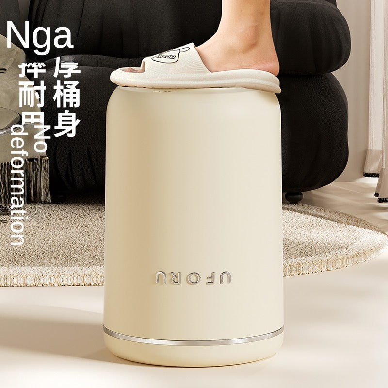 Floor trash can